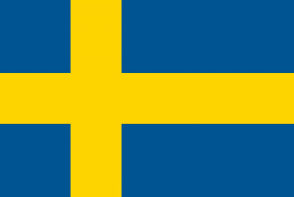 Sweden flag graphic