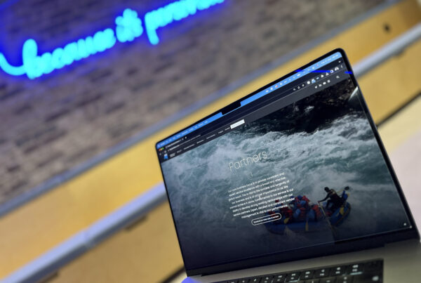 Up close screen of partners on K2 website