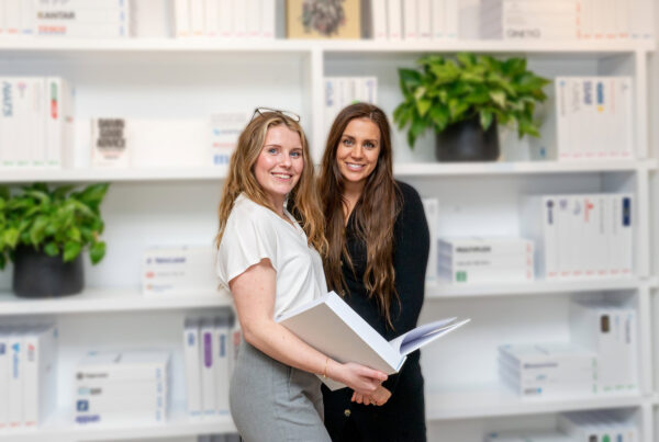 Emma Kerslake and Nicole in the K2 office Guildford UK