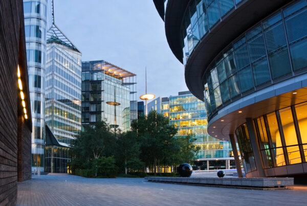 Modern architecture in Southbank, London