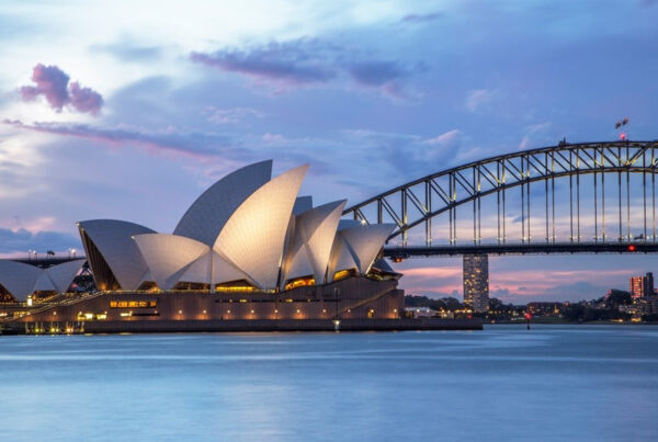 Sydney opera house and bridge