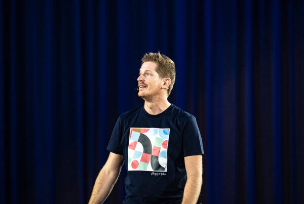 James Marshall presenting at the K2 Kinetic Conference Barcelona