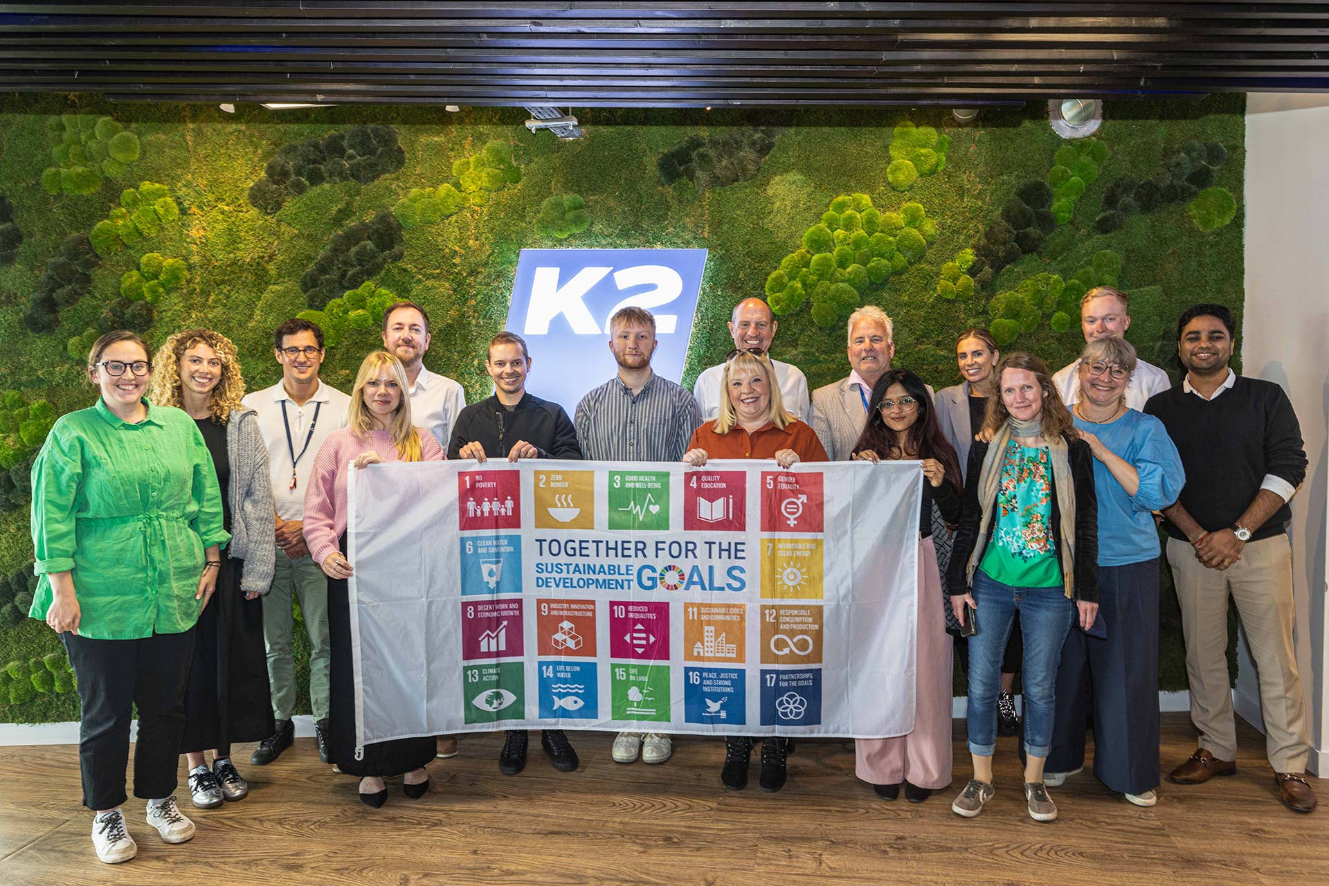 K2 are once again flying the flag for SDG Flag Day 