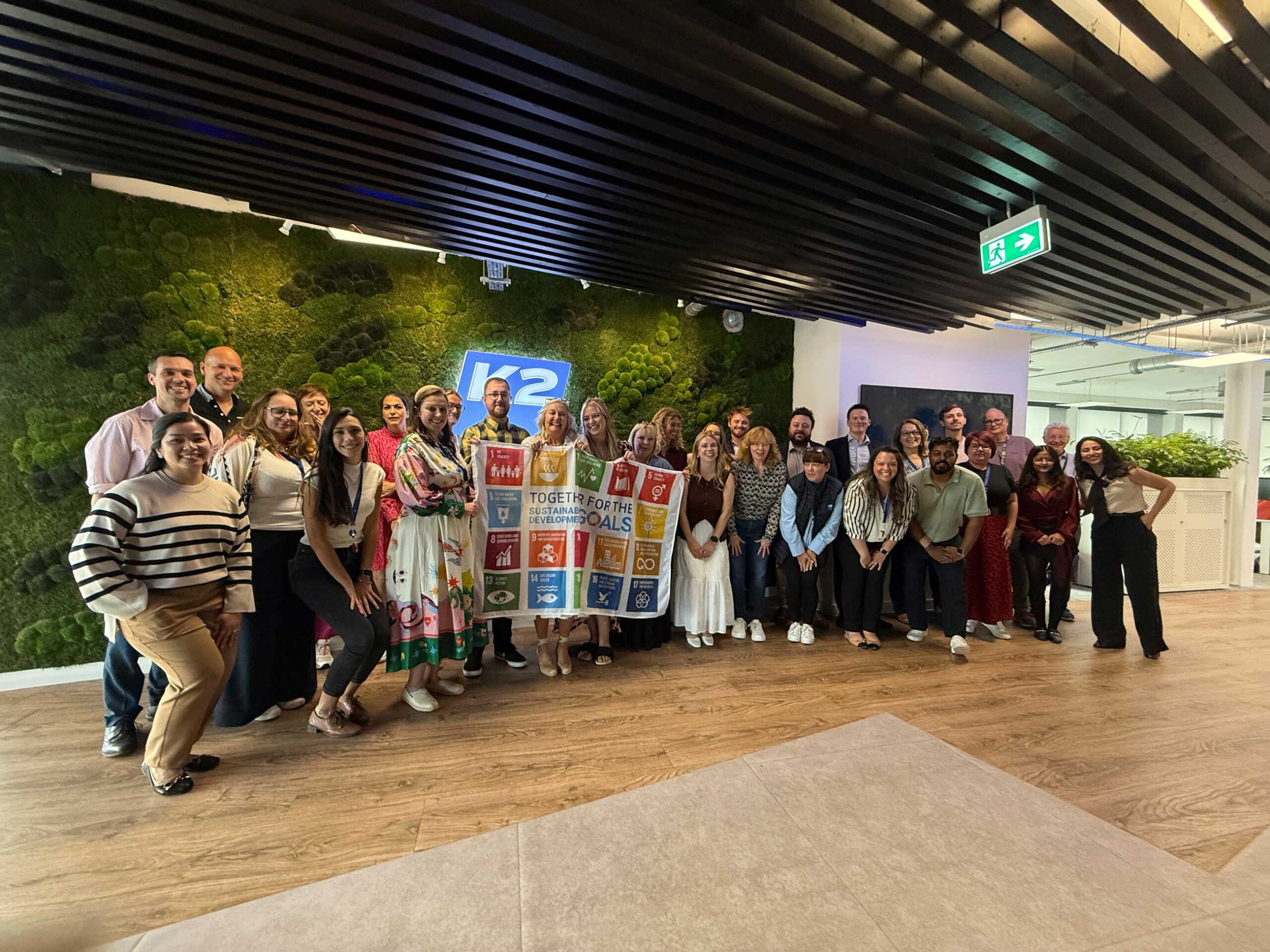 K2 are flying the flag for SDG Flag Day for fourth year running
