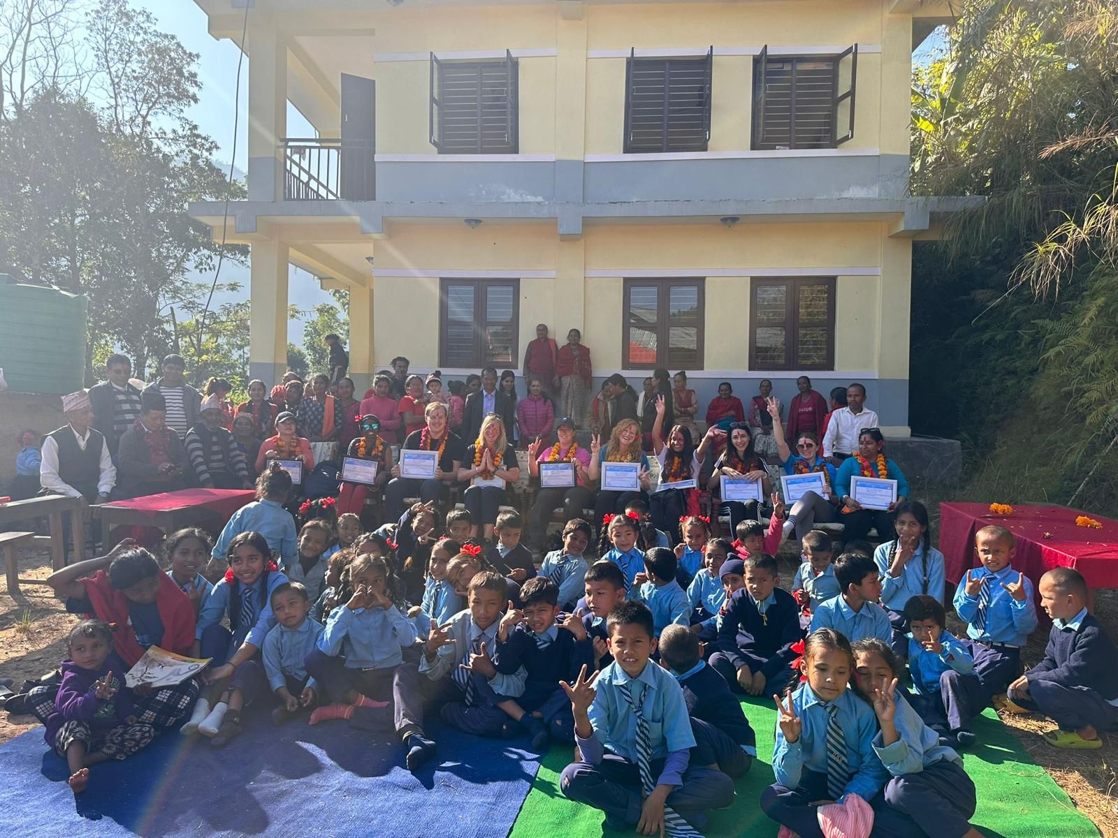 Nepal Update: Day 8. Volunteering at the Shree Deurali school and acclimatising in Dingboche